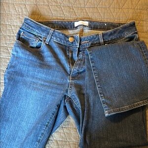 LOFT Blue Curvy Jeans classic Stretch Denim Size 8